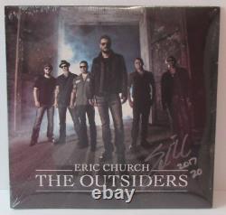 Eric Church Les Outsiders VINYL RECORD AUTOGRAPHED HAND SIGNED JSA COA