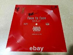 Face To Face Punk 7 Square Flexi Disc Record Signé Par Toutire Band Rare