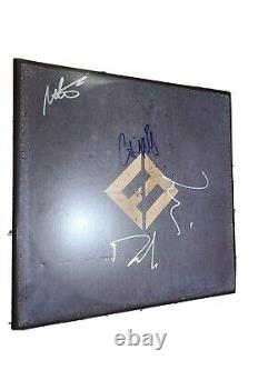 Foo Fighters Béton & Gold Vinyl Lp Signé Par 4 Rare Véritable Réel