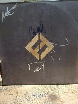 Foo Fighters Béton & Gold Vinyl Lp Signé Par 4 Rare Véritable Réel