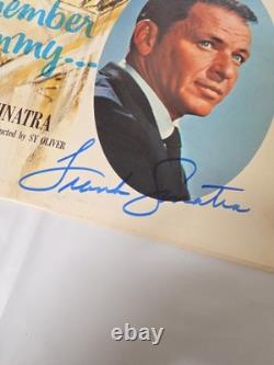 Frank Sinatra signé I Remember Tommy pochette d’album vinyle LP autographiée