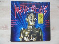 Freddy Mercury Queen & Giorgio Moroder Signé Lp-cover Metropolis Vinyl