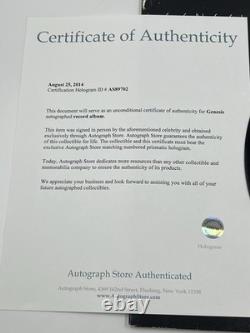 GENESIS Seconds Out Disque Vinyle LP Signé Autographié Boutique d'Autographes