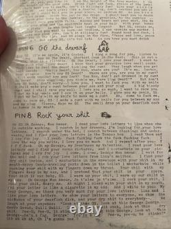 GG Allin VINYLE RARE LP R@PE NM Signé GG Costes & Suckdog