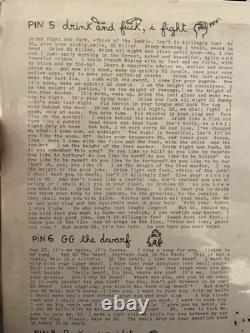 GG Allin VINYLE RARE LP R@PE NM Signé GG Costes & Suckdog