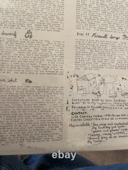 GG Allin VINYLE RARE LP R@PE NM Signé GG Costes & Suckdog