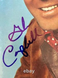 GLEN CAMPBELL Disque Vinyle LP Signé Wichita Lineman JSA COA Preuve Photo