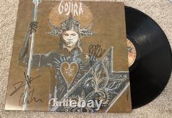 GOJIRA DISQUE VINYLE FORTITUDE SIGNÉ x3 PAR JOE DUPLANTIER +2 AVEC PREUVE
