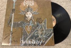 GOJIRA DISQUE VINYLE FORTITUDE SIGNÉ x3 PAR JOE DUPLANTIER +2 AVEC PREUVE