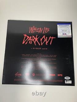 G Eazy a signé l'album vinyle 'When It's Dark Out' + Psa Coa