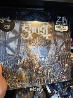 Ghost Papa Emeritus IV signé autographie avec vinyle Impera gris uni 1/500