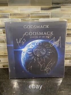 Godsmack Éclairage Du Lp De Vinyle Du Ciel & Lithographie Signée À La Main