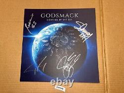 Godsmack Signé Autographied Vinyl Record Lp Lighting Up The Sky Print