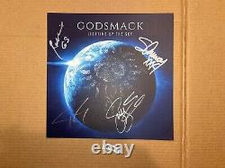 Godsmack Signé Autographied Vinyl Record Lp Lighting Up The Sky Print