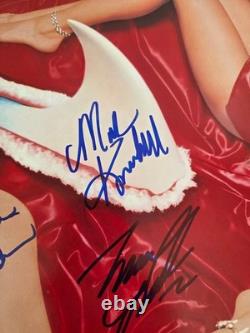 Great White signé deux fois Shy Album COA preuve exacte disque vinyle autographié