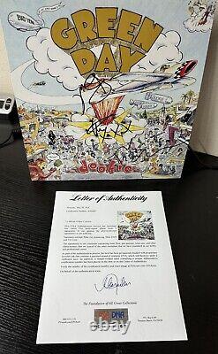 Green Day Complet Autographié Signé DOOKIE LP Album Vinyle PSA/DNA avec LOA Mint