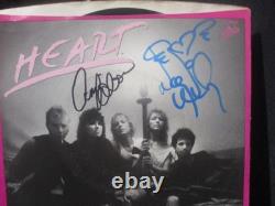HEART vinyle 45 tours authentique signé/autographié #2 ANN WILSON & NANCY WILSON