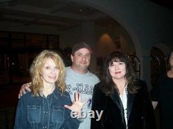 HEART vinyle 45 tours authentique signé/autographié #2 ANN WILSON & NANCY WILSON
