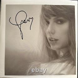 INSERT signé RARE de Taylor Swift avec un cœur - Vinyle du département des poètes torturés