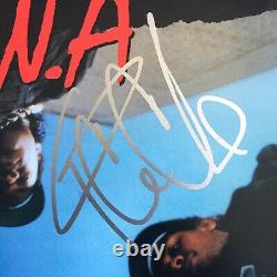 Ice Cube Signé Nwa Straight Outta Compton Album Lp Vinyl Autographié Record