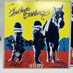 Impression signée autographiée des Avett Brothers et boîte de luxe de vinyle True Sadness