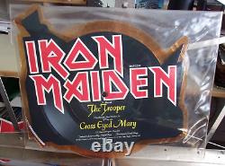 Iron Maiden Le Trooper Emip 5397 Picture Vinyle Signée Par Nicko Mcbrain