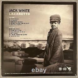 JACK WHITE Album vinyle LAZARETTO LP Original signé autographié avec certificat d'authenticité (COA)