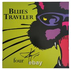 John Popper signé Blues Traveler Four album COA preuve disque vinyle autographié