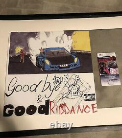 Juice Wrld Autograph Goodbye And Good Riddance Signed Vinyl Jsa Coa Rare Sketch