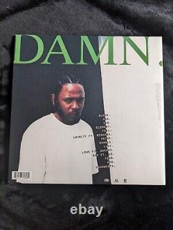 KENDRICK LAMAR ALBUM VINYLE D'AUTOGRAPH SIGNÉ ROUGE 2xLP DAMN TRÈS RARE