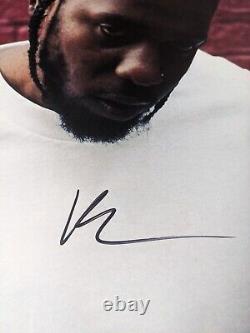 KENDRICK LAMAR ALBUM VINYLE D'AUTOGRAPH SIGNÉ ROUGE 2xLP DAMN TRÈS RARE