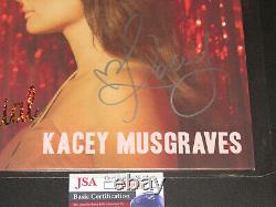 Kacey Musgraves Autographied Vinyl Record Album Pageant Material Jsa Coa