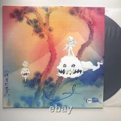 Kanye West Signé Vinyl Psa/dna Coa Kids Voir L'album De Ghosts Yeezy Kid Cudi