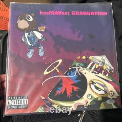 Kanye West YE Vinyle signé authentique Graduation enregistrement PSA/DNA