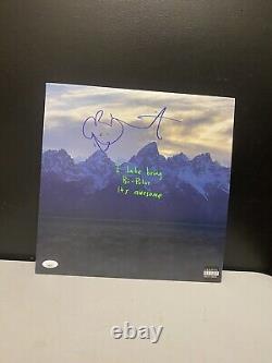 Kanye West Ye Album LP Autographié Signé James Spencer JSA COA Avec Croquis