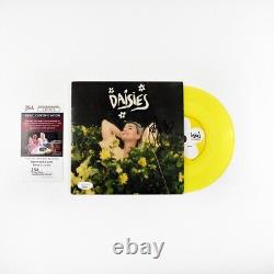 Katy Perry Daisies 45 Yellow Vinyl Record Album Signé À La Main Jsa Coa