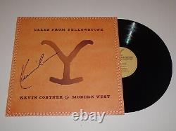 Kevin Costner Signé Contes De Yellowstone Vinyl Record Lp John Dutton Modern