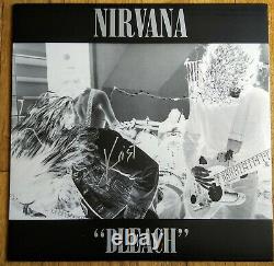 Krist Novoselic Autographied Nirvana Bleach Album D'enregistrement Vinyle Signé