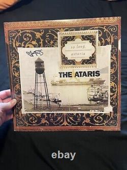 LES ATARIS SO LONG ASTORIA 2018 Vinyle LP Transparent Rare Autographié Par Kris