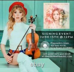 LINDSEY STIRLING Dualité? SIGNÉ? Vinyle LP (Papillon Vert) Édition Limitée