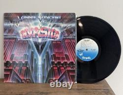 LP vinyle signé Vinnie Vincent Invasion, disque autographe 1986 Chrysalis