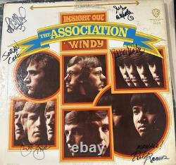 L'Association Autograph Insight Out Disque Vinyle Signé Par Tous Les Membres