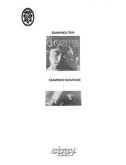 L'album Début des Doors signé par les 4 : Morrison, Manzarek, Krieger, Densmore