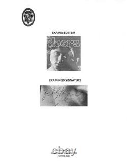L'album Début des Doors signé par les 4 : Morrison, Manzarek, Krieger, Densmore