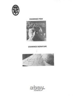 L'album Début des Doors signé par les 4 : Morrison, Manzarek, Krieger, Densmore