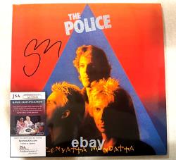L'album vinyle signé de 12 pouces de The Police STING Zenyatta Mondatta JSA