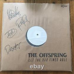 L'offspring- Laisser Le Mauvais Temps Rouler 12 Test Pression Vinyl Signé Autographié