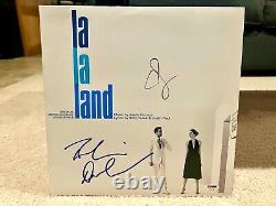 La La Land Vinyle Signé par Ryan Gosling, Emma Stone & Damien Chazelle (PSA)