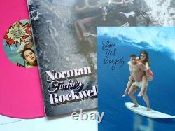 Lana Del Rey Norman Fcking Rockwell Ltd Double Vinyle Rose & Carte Signé