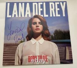 Lana Del Rey Signé Autographied Born To Die Vinyl Record Album Lp Beckett Coa